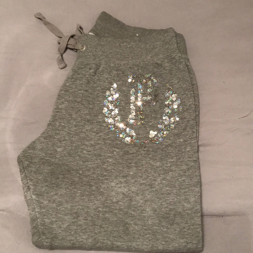 Love PINK glitter sweats